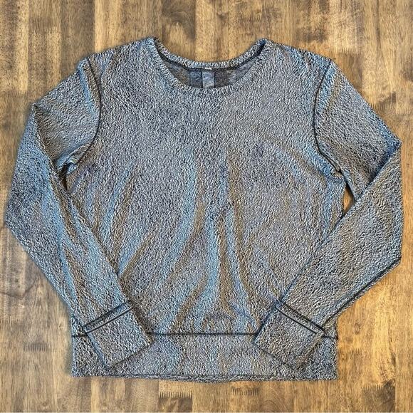 Lululemon Women’s Rush Hour Long Sleeve Running Rulu Luon Spray Jacquard Size 10 - Picture 3 of 9